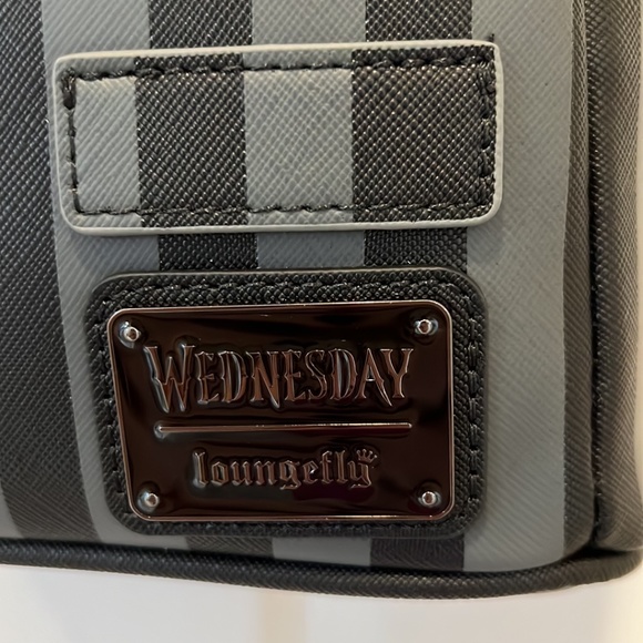 NWT Loungefly Wednesday Addams Backpack - Picture 2 of 7